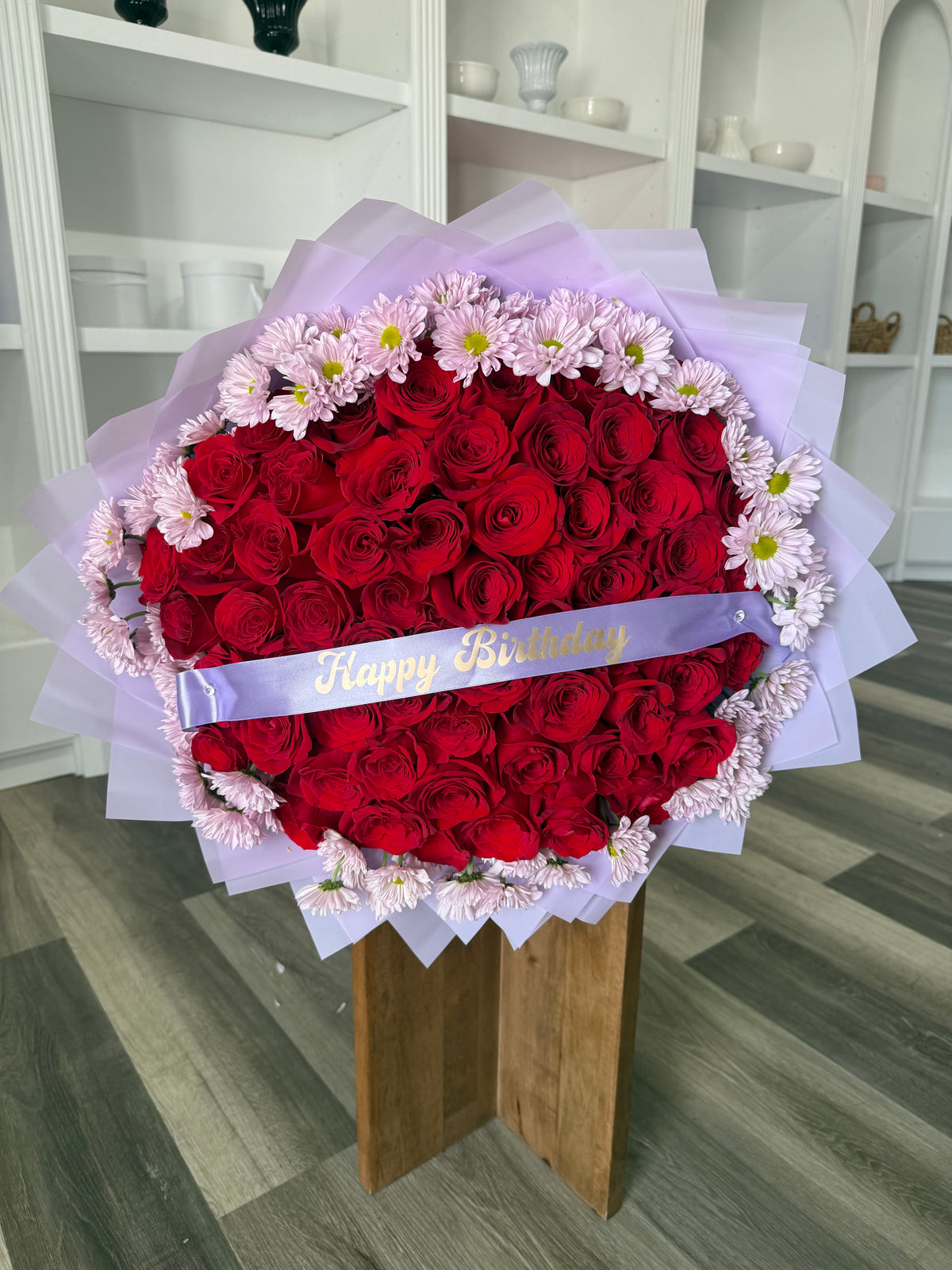 Purple Romance Birthday Bouquet