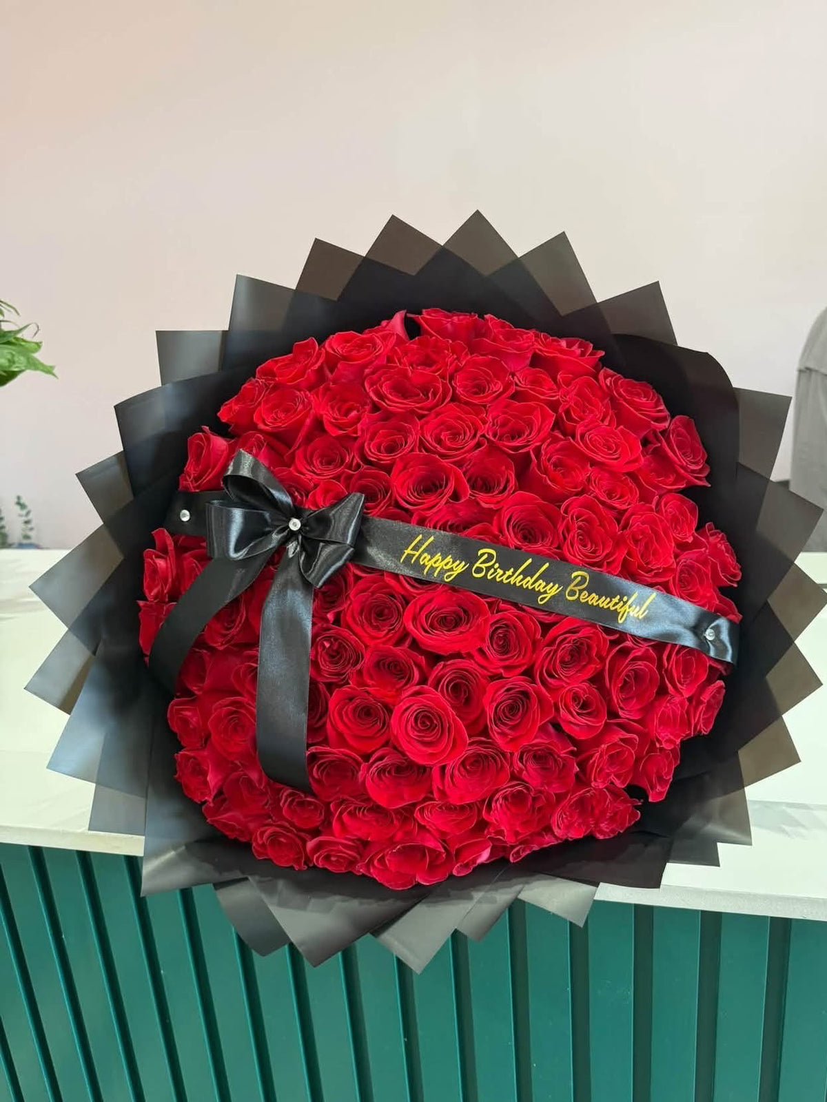 Happy Birthday Beautiful Rose Bouquet